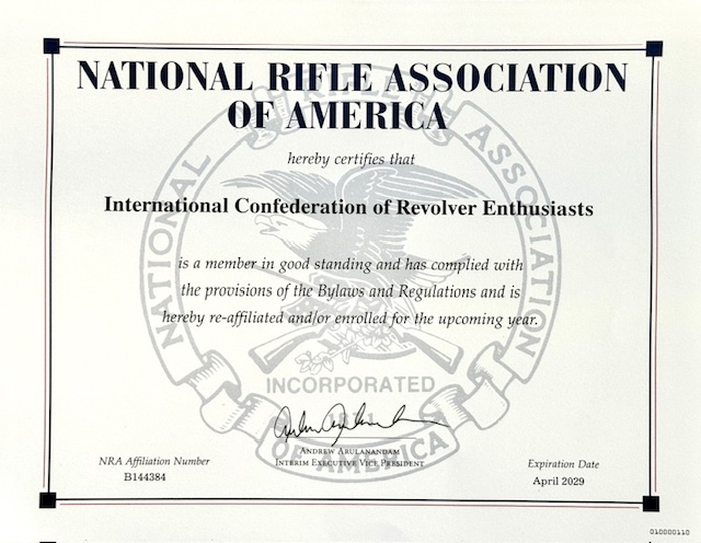 NRA Certificate